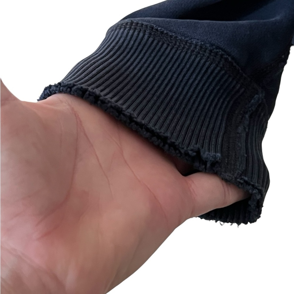 Abercrombie & Fitch vintage distressed logo zip up muscle hoodie sweatshirt Y2K - Picture 9 of 13